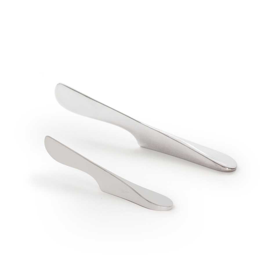 Self Standing Spreader Knife Air. Large - Polished. 19,5x4,4x2,5 cm. Stainless steel - 5