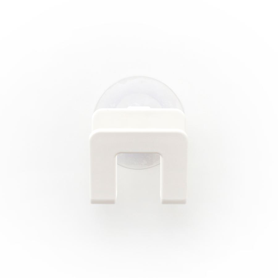 Suction Sponge Holder. Suction Cup Fastener - White. 6x5x8 cm. Plastic (PP) - 2